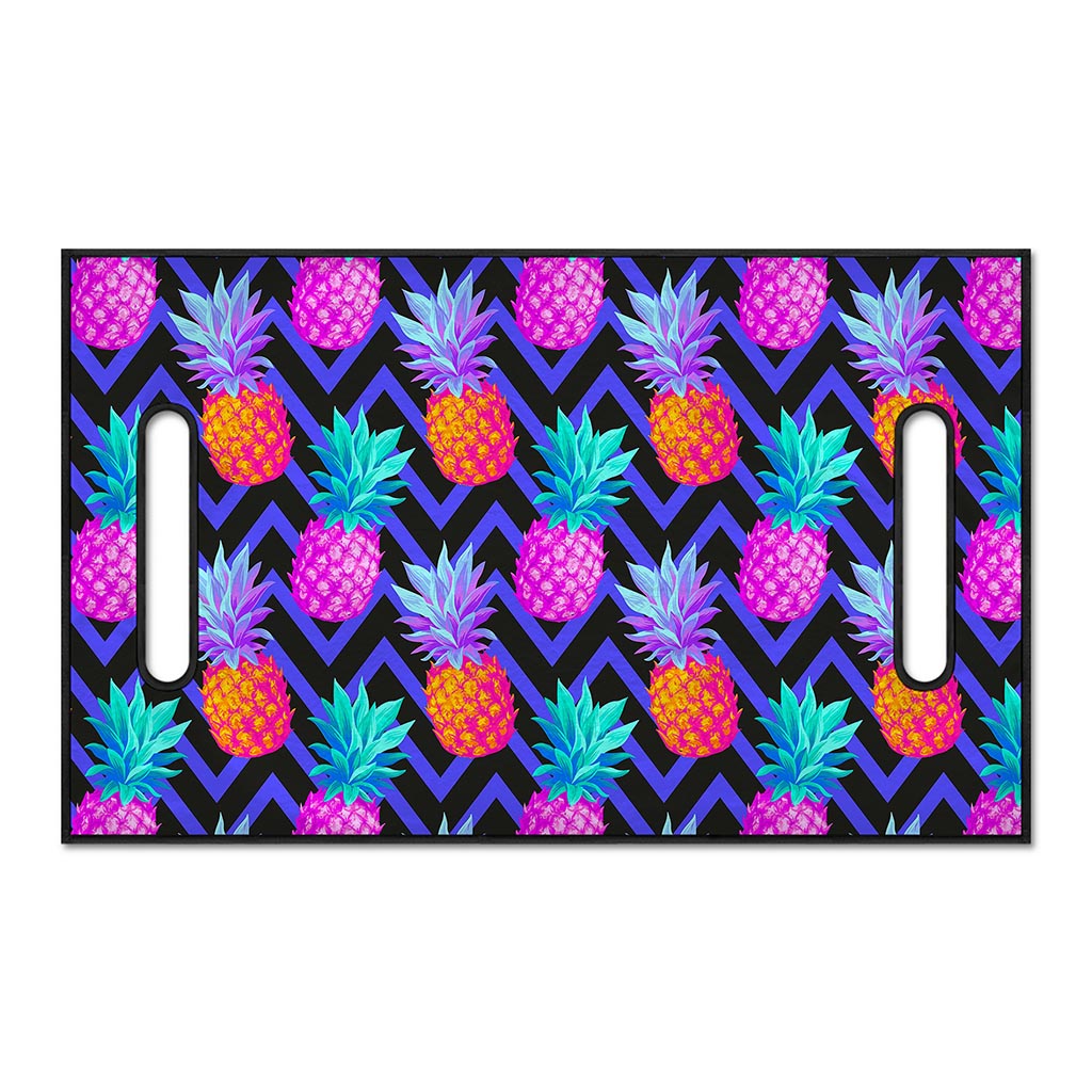 Neon EDM Zig Zag Pineapple Pattern Print Golf Cart Seat Cover