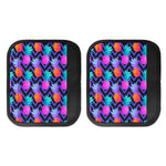 Neon EDM Zig Zag Pineapple Pattern Print Handle Covers