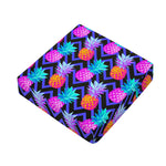 Neon EDM Zig Zag Pineapple Pattern Print Outdoor Seat Cushion Cover