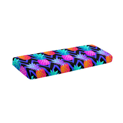 Neon EDM Zig Zag Pineapple Pattern Print Piano Keyboard Cover
