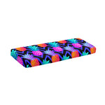 Neon EDM Zig Zag Pineapple Pattern Print Piano Keyboard Cover
