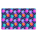 Neon EDM Zig Zag Pineapple Pattern Print Polyester Doormat