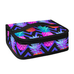 Neon EDM Zig Zag Pineapple Pattern Print Small Lunch Bag