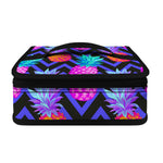 Neon EDM Zig Zag Pineapple Pattern Print Small Lunch Bag