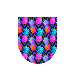 Neon EDM Zig Zag Pineapple Pattern Print Toilet Lid Cover