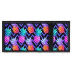 Neon EDM Zig Zag Pineapple Pattern Print Trifold Wallet