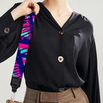 Neon Ethnic Aztec Trippy Print Bag Strap