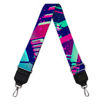 Neon Ethnic Aztec Trippy Print Bag Strap