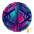Neon Ethnic Aztec Trippy Print Basketball