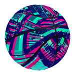 Neon Ethnic Aztec Trippy Print Basketball