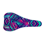 Neon Ethnic Aztec Trippy Print Bicycle Seat Cover