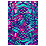 Neon Ethnic Aztec Trippy Print Curtain