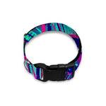 Neon Ethnic Aztec Trippy Print Dog Collar