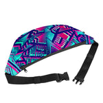Neon Ethnic Aztec Trippy Print Fanny Pack