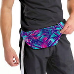 Neon Ethnic Aztec Trippy Print Fanny Pack