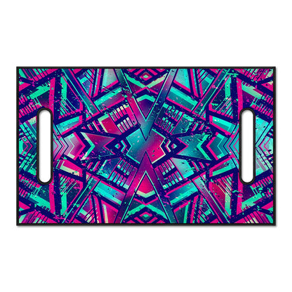 Neon Ethnic Aztec Trippy Print Golf Cart Seat Cover
