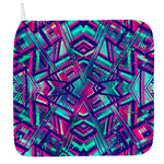 Neon Ethnic Aztec Trippy Print Hand Towel