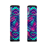 Neon Ethnic Aztec Trippy Print Handle Covers