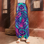 Neon Ethnic Aztec Trippy Print Harem Pants