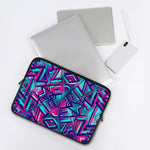 Neon Ethnic Aztec Trippy Print Laptop Sleeve