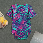 Neon Ethnic Aztec Trippy Print Men's Bodysuit
