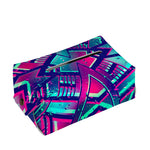 Neon Ethnic Aztec Trippy Print Rectangle Tissue Box Cover