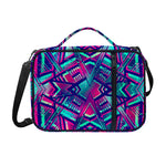 Neon Ethnic Aztec Trippy Print Shoulder Strap Bible Bag