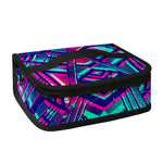 Neon Ethnic Aztec Trippy Print Small Lunch Bag