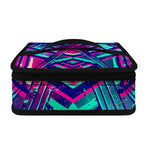 Neon Ethnic Aztec Trippy Print Small Lunch Bag