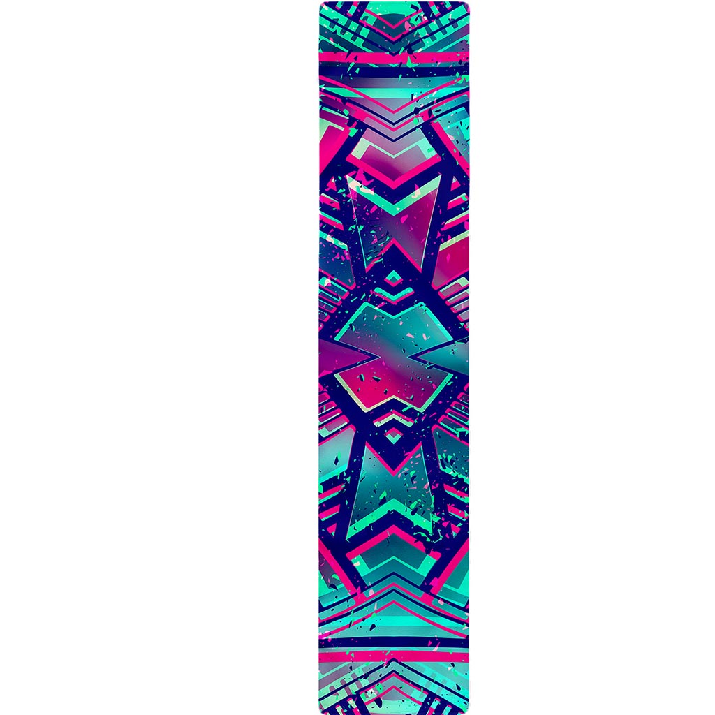Neon Ethnic Aztec Trippy Print Table Runner