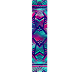 Neon Ethnic Aztec Trippy Print Table Runner