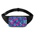 Neon Ethnic Aztec Trippy Print Waist Bag
