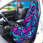 Neon Ethnic Aztec Trippy Print Waterproof Car Seat Cover