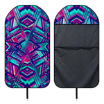 Neon Ethnic Aztec Trippy Print Waterproof Car Seat Cover
