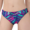 Neon Ethnic Aztec Trippy Print Women's Panties