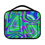 Neon Green Psychedelic Trippy Print Classic Bible Case