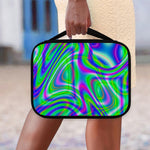 Neon Green Psychedelic Trippy Print Classic Bible Case
