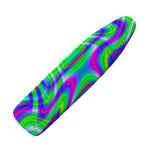 Neon Green Psychedelic Trippy Print Ironing Board Cover