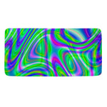 Neon Green Psychedelic Trippy Print Towel