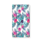 Neon Hibiscus Tropical Pattern Print Baby Crib Sheet