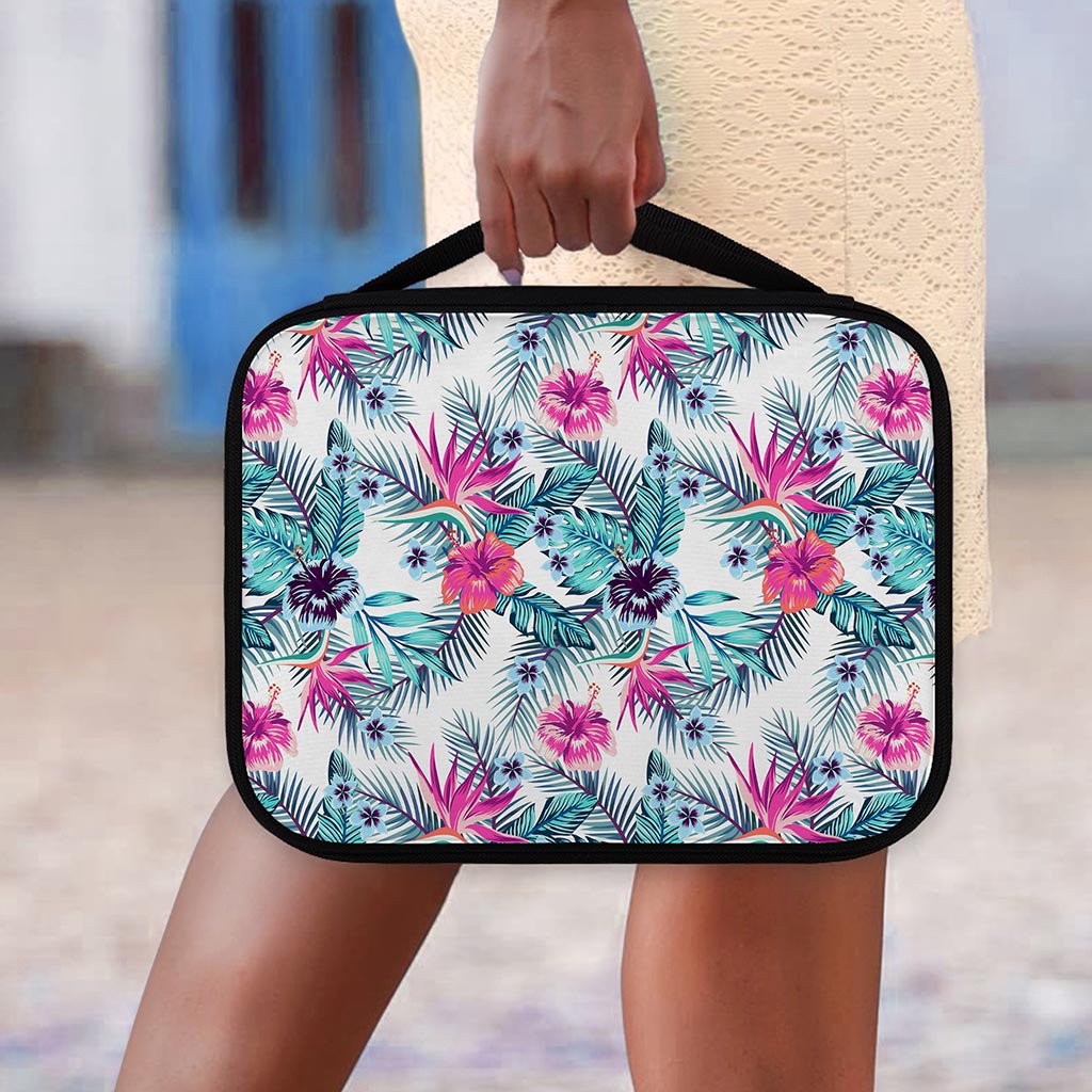 Neon Hibiscus Tropical Pattern Print Classic Bible Case