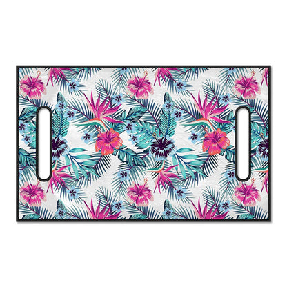 Neon Hibiscus Tropical Pattern Print Golf Cart Seat Cover