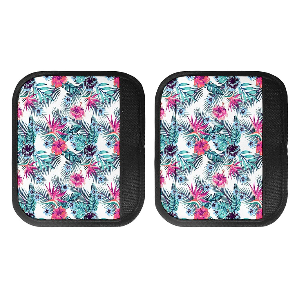 Neon Hibiscus Tropical Pattern Print Handle Covers