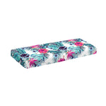 Neon Hibiscus Tropical Pattern Print Piano Keyboard Cover
