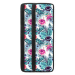 Neon Hibiscus Tropical Pattern Print Refrigerator Handle Covers