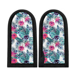Neon Hibiscus Tropical Pattern Print Skillet Handle Cover