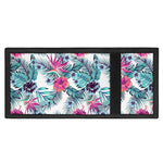 Neon Hibiscus Tropical Pattern Print Trifold Wallet