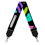 Neon Native Aztec Pattern Print Bag Strap