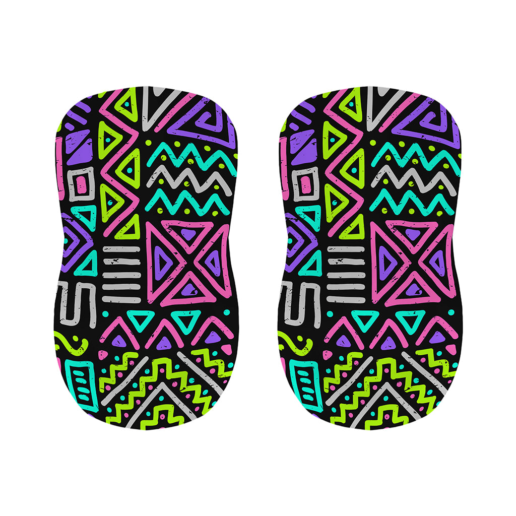 Neon Native Aztec Pattern Print Bar Stool Covers