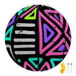 Neon Native Aztec Pattern Print Basketball